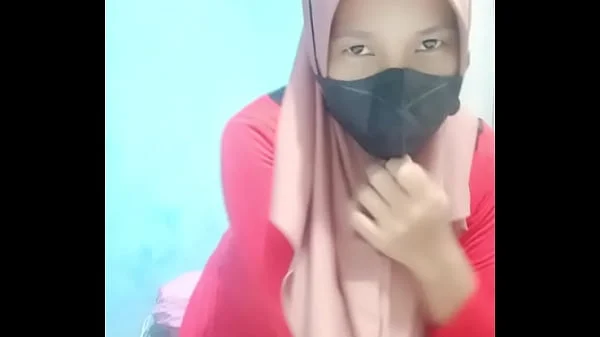 Indonesia Gadis hijab colmek masturbasi menggunakan dildo sampai orgasme