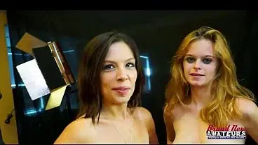 Jamie Litton Paige Tiny Brunette Coed Duo Deepthroat Pussy Lick Fun!