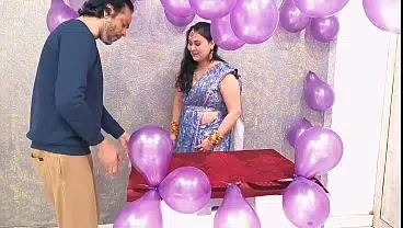 New year celebration with rosser fero chocolate cake make some noise