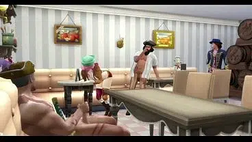 Pirate captain Bonney has a PIRATE CUM FEAST