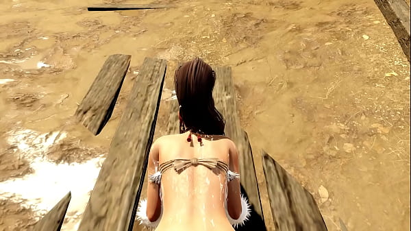 POV Nidalee Queen Of The Jungle sex with massive cumshot on her back – League Of Legends Porn Parody