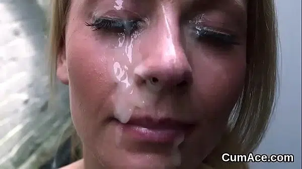 Provocative teen loves a deep blowjob and bunch of charge on her face