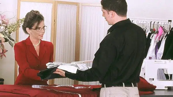 REMASTERED MONDAY: From 2004, Sheila Lang is a naughty seamstress