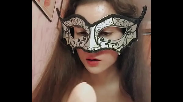 Russian Brunette in Stockings Sucks Thick Dildo with Dirty Talk, Fingers Pussy. Close-up Anal Fingering