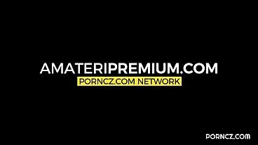 She stopped him at the mall because she knew him from porn videos, so he took her with him to the shoot to fuck her wet pussy.