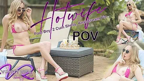 Sierra Spunk – Pov Hotwife Anal With Poolboy