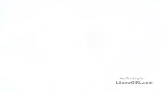 Skinny angel gets her teen pussy fucked in studio