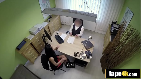 Sleazy Bank Manager Offering Loan to a Slutty Hottie in Exchange for Sex