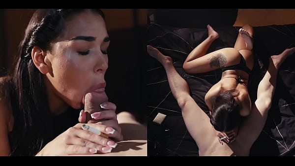Slutty Brunette Latina Smokes Cigarette While Cowgirl Riding – Angel Smoking Fetish Handjob Cumshot