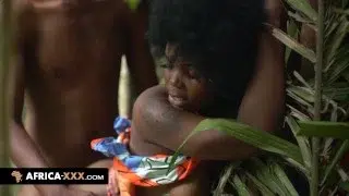 Threesome in the jungle