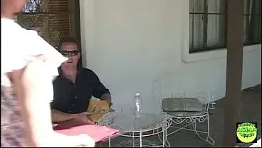 Asian brunette offers her hairy kitty to a guy to pass boredom