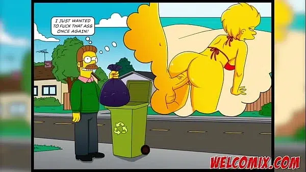 Hommer and Flandis swapping wives – The Simptoons Cartoons Comics Porn