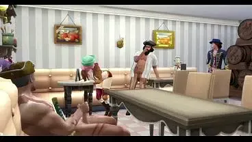 Pirate captain Bonney has a PIRATE CUM FEAST
