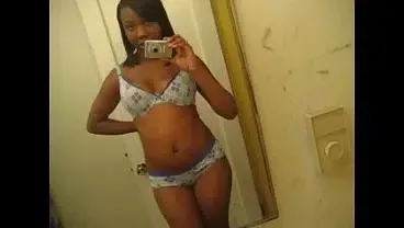 Sexy Ebony & Latina Babes w Big Tits Strip Nude in Selfies