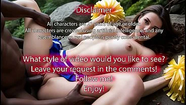 AI generated. The cheerleader wants a dick in her ass