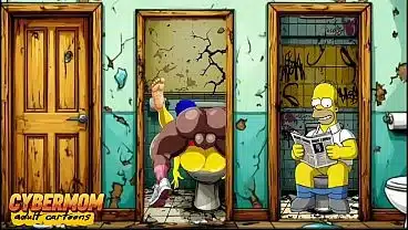 Best Porn Cartoons with Married Housewife Mrs. Simpson by CYBERMOM. Compilation. Sniff Panties, Gloryhole, cheating
