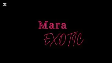 Closeup Mara Exotic Shaved Pussy Rubbing and Orgasm