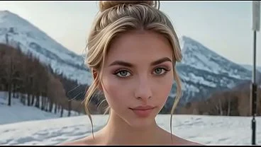 Curvy Blonde Selene Gets Heated Up In The Snow