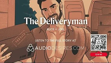 Cute Deliveryman Fucks You During a Work From Home Day – Cunnilingus & Fingering – Porn Erotic Story for Women