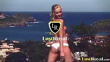 Cute shaved pussy blonde babe banged hard