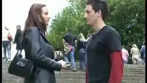 cute teen picked up for porn