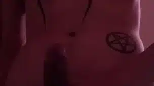 Masturbating with realistic pussy (Vertical Screen)