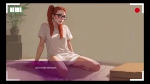 Mila AI v1.3.2b (by aDDont) – Mila teasing the courier – Hentai Animated Game