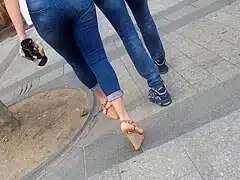 MILF, Big Booty In High Heels Wedges