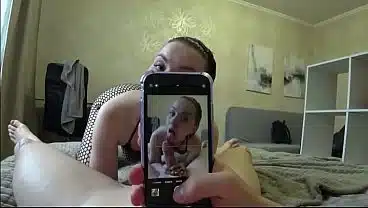 My girlfriend put on her new sexy bodysuit and insisted I make a video of us fucking