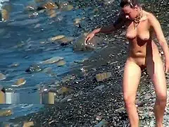 Naked Beach Goers