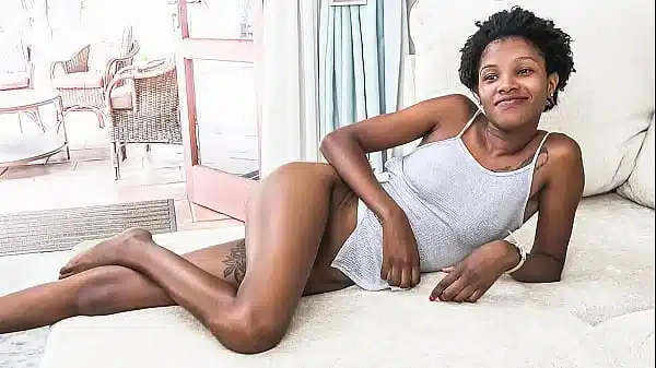 Short Hair Skinny Black Amateur Teen Fucked By Sleazy Producer At First Casting!