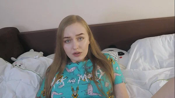 StepDaughter can’t stop squirting and cumming when she sees me jerking off