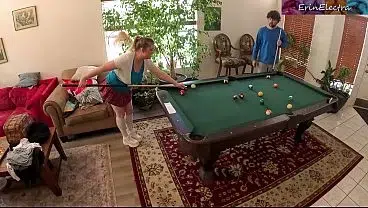 Stepsiblings messing around in the living room get horny and fuck