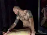 Tattooed Cliff Jensen Barebacks Dakota Wonders Asshole