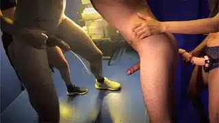 The Most Erotic Pegging Scene. She fucks out all his sperm with a huge strapon – prostate orgasm