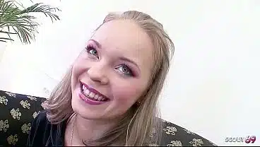 Tiny blonde small Tits Girl Suzi Pick Up for no condom Casting Fuck