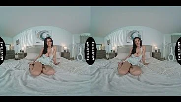 UP CLOSE VR – Roxie Sinner Big Tits Cleavage Date Talk Leads To Intense POV Hardcore Session