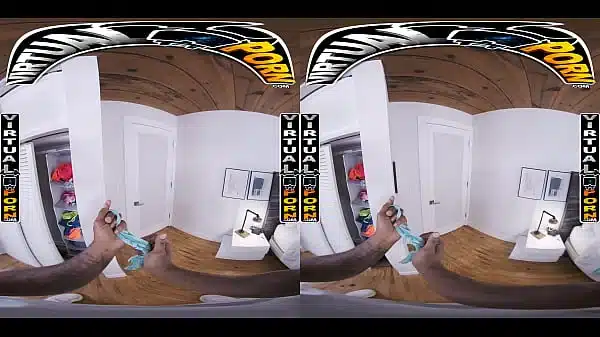 VIRTUAL PORN – Stepsis Elana Bunnz Catches You With Her Panties And Sucks Your Cock Before Begging For Hard Dick