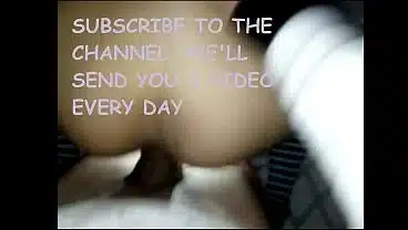 Watch as my wife fucks my ass with her double-headed dildo, pegging, bonding