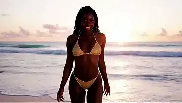 Samantha On Beach