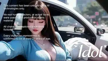 A respectable man picked up an Asian girl on the road and fucked her in his car [AI]