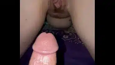 Amateur reverse cowgirl