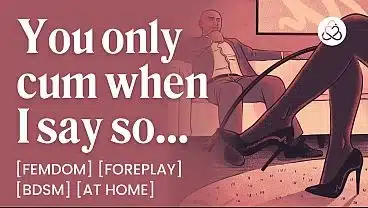 ASMR Audio Porn: Femdom Wife Controls Husband’s Orgasm at Home – Bondage & Teasing – Erotic Audio Roleplay for Women