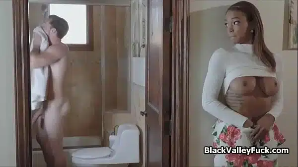 Black Valley Girls – Curvy black teen babe on thick white dick