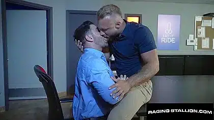 Bleu Eyed Stud Boss Flip Fucks Employee On Conference T