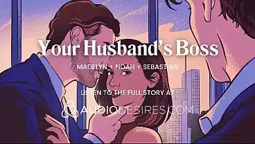 Boss Fiucks Employee’s Wife While He’s Watching – MFM Voyeur, Fingering & Sex at Work – Porn Erotic Audio Story for Women