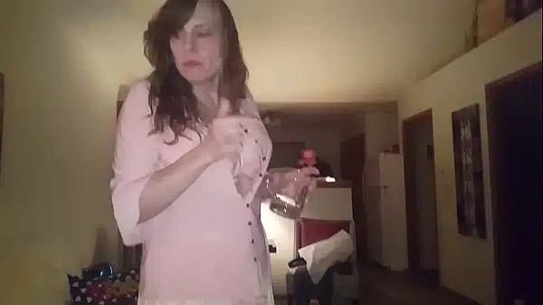 Cuck cleans after Wife and Bull celebrate wedding… Agness