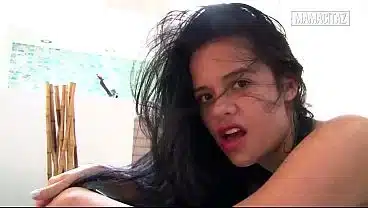 Curvy Latina Bent Over the Bench, Ass and Cunt Oiled and Spread… Ready to Get Fucked Raw