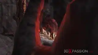 Devil fucks hard a hot college girl in the dark inferno