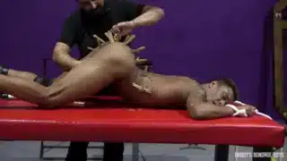 Dominates Sub Rt With Flogger And Clothespin – Kaden Roads